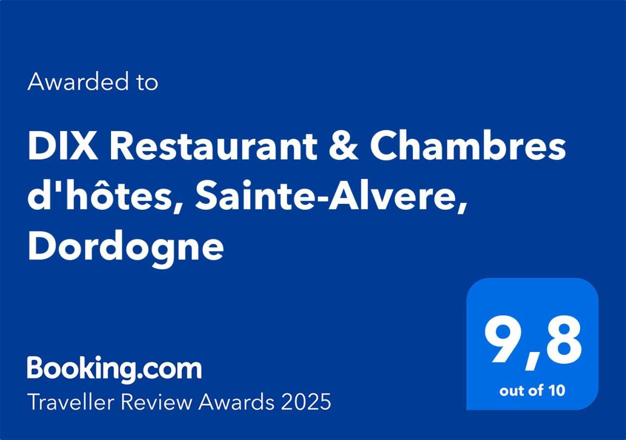 Dix Restaurant & Chambres D'Hotes, Sainte-Alvere, Dordogne Zewnętrze zdjęcie
